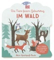 Mein Spielspaß-Buch. Die Tiere feiern Geburtstag im Wald: Pappbilderbuch ab 3 Jahren mit Tierfiguren