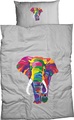 Casatex, CASATEX Bettwäsche »Tonga«, (2 tlg.), edler bunter Elefant