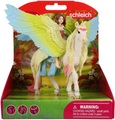 Schleich® Spielfigur »bayala, Surah mit Glitzer-Pegasus (70566)«