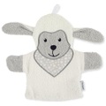 Sterntaler Waschhandschuh Stanley grau - beige