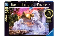 Puzzle Einhörner am Fluss