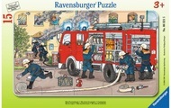 RAVENSBURGER Puzzle 15 Teile Mein Feuerwehrauto