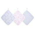 ADEN, aden + anais? essentials Baumwoll-Musselin-Waschlappen 3er-Pack damsel