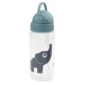 Done by Deer? Trinkflasche mit Strohhalm Elphee Blau