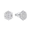 Amor Ohrstecker Damen Silber ONE SIZE