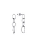 Amor Ohrhänger Damen Silber ONE SIZE
