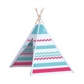 John Original Tipi aus Holz, natur - bunt