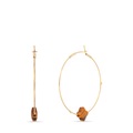 ZAG Bijoux Ohrringe Damen Goldfarben ONE SIZE