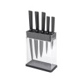 Kuhn Rikon COLORI®+ Messer schwarz und Block Set 6-teilig BOX - grau Messer Linien