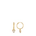 Caramel, Ohrringe Damen Gelbgold ONE SIZE