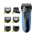 Braun Series 3 Shave&Style 3010Bt - Rasierer (Schwarz/Blau)