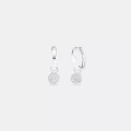 Amor Creolen Damen Silber 26mm