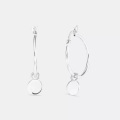 Amor Creolen Damen Silber 22mm