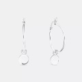 Amor Creolen Damen Silber 18mm