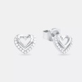Amor Ohrstecker Damen Silber ONE SIZE