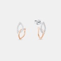 Amor Ohrstecker Damen Silber ONE SIZE