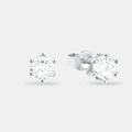 Amor Ohrstecker Damen Silber ONE SIZE