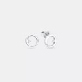 Amor Ohrstecker Damen Silber ONE SIZE