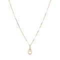 Collier Kurz Damen Transparent 42