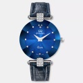 Richelieu Analoguhr Damen Blau 36mm