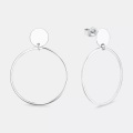 Amor Creolen Damen Silber ONE SIZE