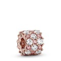 Pandora Rose Pink&Clear Sparkle Charm Damen