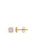 L' Atelier Gold 18 Karat by Manor Ohrstecker Damen Gelbgold ONE SIZE