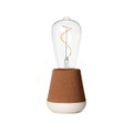 undefined, Humble - Tischlampe One, Weiss und Ziegelsteinrot - Weiss und Ziegelsteinrot