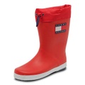 Tommy Hilfiger Gummistiefel »ANTIWUE ROSE RAIN BOOT«, mit Logo-Aufnäher