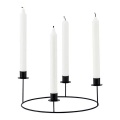 House Doctor-Ring Candle Stand, Black
