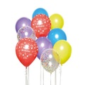 Amscan, Amscan DIY Ballon-Set Happy Birthday Regenbogen