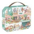 Puzzle Tagesablauf der Hasen 24tlg. FSC
