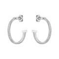 Ohrringe Damen Silber 23mm