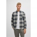 BOSS ORANGE Flanellhemd »Rickert_M«, mit Button-down-Kragen
