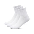 Triopack, Knöchellange Sportsocken Herren Weiss 43-46