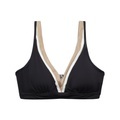 Bikini-top, Unwattiert Damen Black D/38