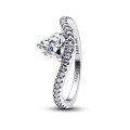 Pandora - Ring, Wish and Wave, 56, Silber
