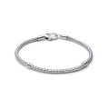 Pandora - Armband, Charm Holders, 17cm, Silber