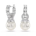 Swarovski, Swarovski - Ohrstecker, Matrix, One Size, Silberfarben