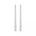 Swarovski, Swarovski - Ohrstecker, Matrix, One Size, Silberfarben