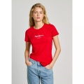 Pepe Jeans - T-Shirt, kurzarm, für Damen, Rot, Größe XXS