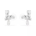 Swarovski, Swarovski - Ohrstecker, Matrix, One Size, Silberfarben