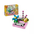31169 Creator 3-in-1 Schreibmaschine mit Blumen, Konstruktionsspielzeug