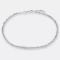 Amor S Ketten Damen Silber 25cm