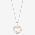 Amor Halskette mit Anhänger 45cm