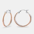 Amor S Ohrschmuck Creolen Damen Silber ONE SIZE
