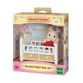 Sylvanian families, Sylvanian Families Schokoladenhasen BABY mit Babybett