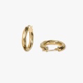 L' Atelier Gold 18 Karat by Manor Creolen ONE Size