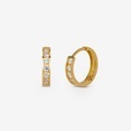 L' Atelier Gold 18 Karat by Manor Creolen ONE Size