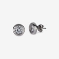 L' Atelier Gold 18 Karat by Manor Ohrstecker mit Zirkonia ONE Size